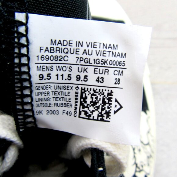 Converse X Chuck Taylor 70 HI Scooby Doo Gang Shoes Mens Size 9.5 NEW - Picture 12 of 16